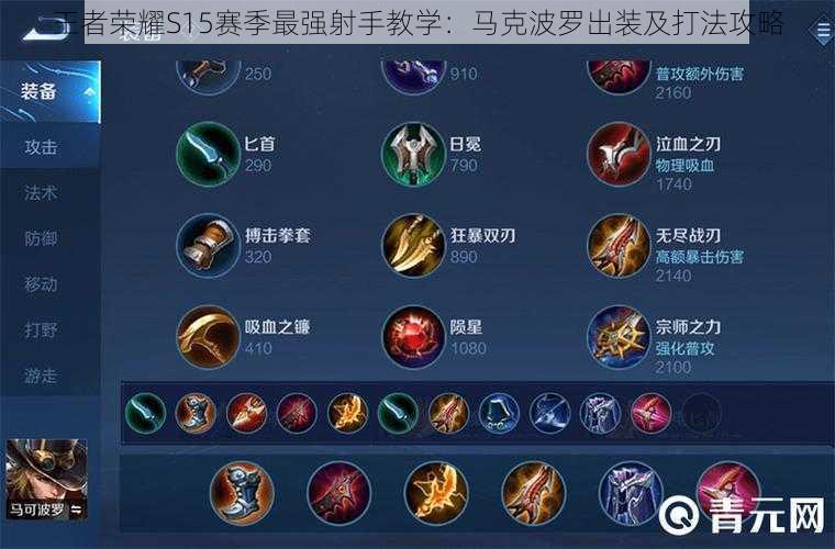 最新马克出装步骤指南与攻略