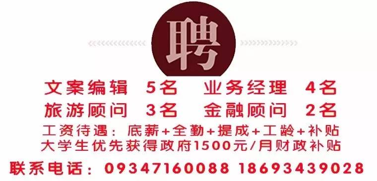 镇原最新招聘信息发布