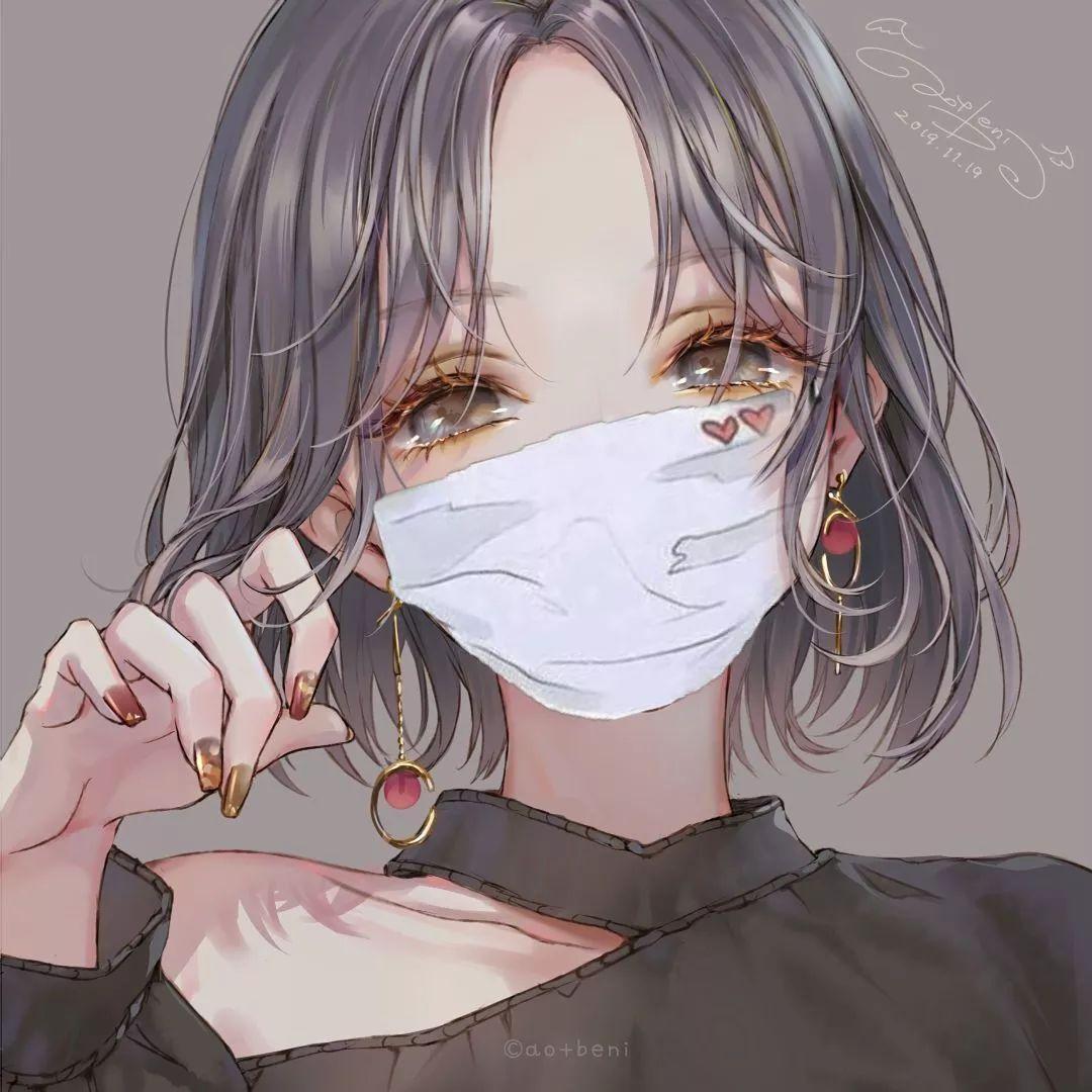 口罩动漫男，心灵与自然的奇幻之旅