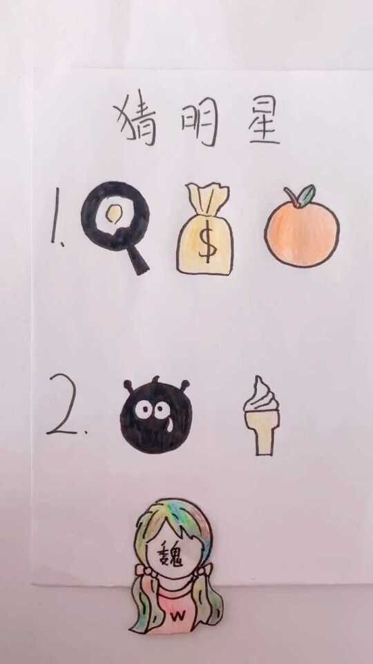 看图片猜明星，日常娱乐时光